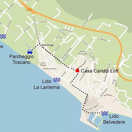Cariddi Loft Lägenhet Sperlonga Exteriör bild
